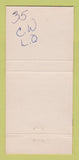 Matchbook Cover - Trans World Ambassadors Club WEAR 30 Strike