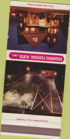Matchbook Cover - Edwards Funeral Home Cleveland OH 30 Strike