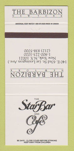 Matchbook Cover - Star Bar Cafe Barbizon New York City 30 Strike