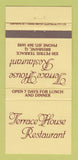Matchbook Cover - Terrace House Restaurant Brisbane Australia 30 Strike