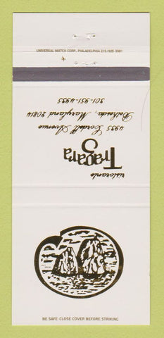 Matchbook Cover - Ristorante Tragara Bethesda MD 30 Strike