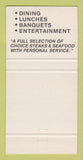 Matchbook Cover - Truffles II Restaurant Salem OR 30 Strike