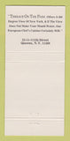 Matchbook Cover - Terrace on the Park Queens NY 30 Strike