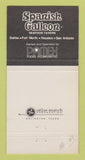 Matchbook Cover - Spanish Galleon Seafood Tavern Dallas San Antonio TX 30 Strike