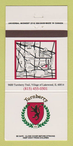 Matchbook Cover - Turnberry Lakewood IL 30 Strike