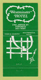 Matchbook Cover - Town & Country Westminster Hotel Toronto ON 30 Strike