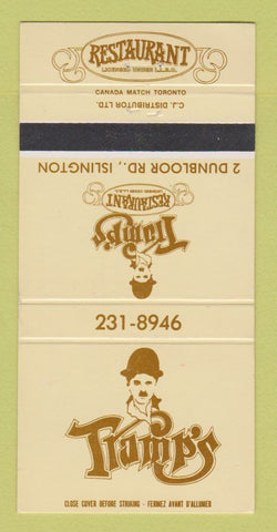 Matchbook Cover - Trump's Restaurant Islington ON 30 Strike