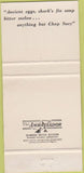 Matchbook Cover - Imperial Palace Chinatown San Francisco CA 30 Strike