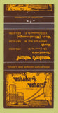 Matchbook Cover - Whaler's Wharf Mississauga ON 30 Strike