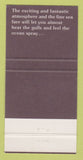 Matchbook Cover - Whaler's Wharf Mississauga ON 30 Strike