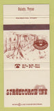 Matchbook Cover - Stagecoach Inn Salado TX 30 Strike