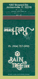 Matchbook Cover - Rain Tree Inn Jacksonville FL 30 Strike