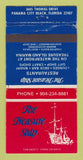 Matchbook Cover - Treasure Ship Panama City Beach FL WEAR 30 Strike
