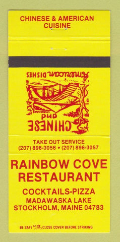 Matchbook Cover - Rainbow Cove Restaurant Stockholm ME 30 Strike