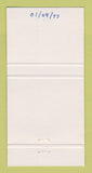 Matchbook Cover - Whiskers Halifax NS WEAR 30 Strike