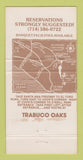 Matchbook Cover - Trabuco Oaks Steak House Trabuco Canyon CA 30 Strike