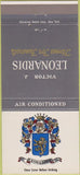 Matchbook Cover - Leonardis Funeral HomeNewark NJ 30 Strike