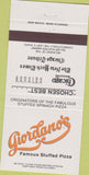 Matchbook Cover - Giordano's Stuffed Pizza Chicago IL 30 Strike