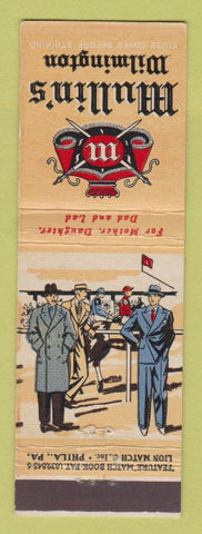 Matchbook Cover - Mullin's Men's Clothes Wilmington DE feature