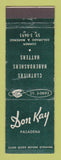 Matchbook Cover - Don Kay Clothes Pasadena CA