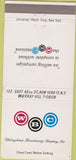 Matchbook Cover - WBC Westinghouse Radio TV Advertising 30 Strike