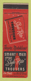 Matchbook Cover - Style Rite Men's Clothes Mobile AL