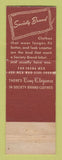 Matchbook Cover - Society Brand Men's Clothes Reynolds & Summers New Castle PA