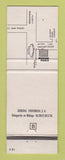 Matchbook Cover - Rodier Paris Clothes Torremolinos Spain