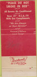 Matchbook Cover - Hotel Seymour New York City NY 30 Strike