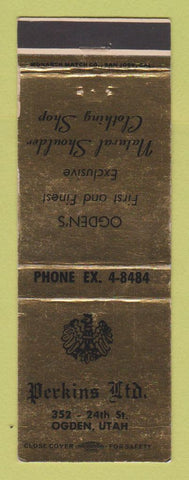 Matchbook Cover - Perkins Ltd Clothes Ogden UT