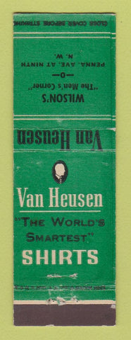 Matchbook Cover - Van Heusen Men's Clothes Wilson's Washington DC?