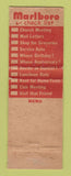 Matchbook Cover - Marlboro Men's Clothes Gill Brothers  WEAR