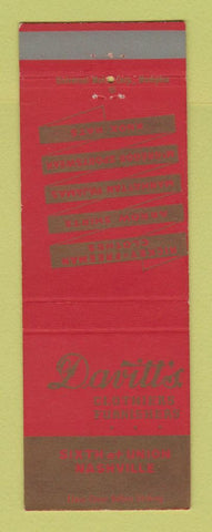 Matchbook Cover - Davitt's Men's Clothes Nashville tN