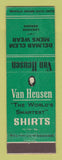 Matchbook Cover - Van Heusen Men's Clothes Delmar Clem Lebanon OR