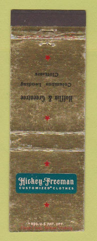 Matchbook Cover Hickey Freeman Men's Clothes Hofflin Greentree Columbus OH? WEAR