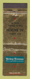 Matchbook Cover - Hickey Freeman Men's Clothes Al Baskin Joliet IL WEAR
