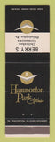Matchbook Cover - Hammonton Park Men's Clothes Berry's Philadelphia PA