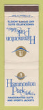 Matchbook Cover - Hammonton Park Men's Clothes  Newcastle Australia
