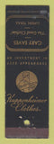 Matchbook Cover - Kuppenheimer Men's Clothes Gary Eaves Lufkin TX WEAR