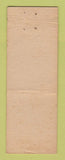 Matchbook Cover - Frame Clothes UK England WORN