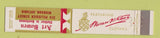 Matchbook Cover - Warren Cook Men's Clothes Art Bowen Windsor ON 10 Strike