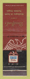 Matchbook Cover - Eagle Men's Clothes Bradford's Portland OR