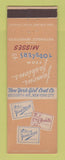 Matchbook Cover - New York Girl Coat Company New York City Clothes