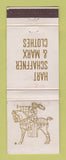 Matchbook Cover - Hart Schaffner Marx Men's Clothes Sol Levy Freeport IL? WEAR