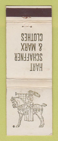 Matchbook Cover - Hart Schaffner Marx Men's Clothes McGee's McHenry IL