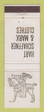 Matchbook Cover - Hart Schaffner Marx Men's Clothes Baskin Oak Park IL?