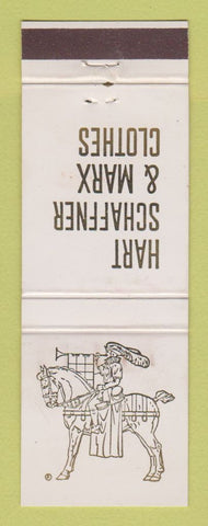 Matchbook Cover - Hart Schaffner Marx Men's Clothes Baskin Oak Park IL?