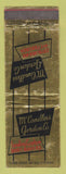 Matchbook Cover - McCandless Gordon Men's Clothes Shirts Pittsburgh PA WEAR