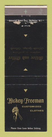 Matchbook Cover - Hickey Freeman Clothes Miller Colorado Springs WORN