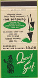 Matchbook Cover - Queen's Surf Barefoot Bar Luau Waikiki HI 30 Strike